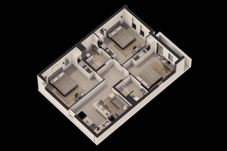 To Let 1 Bedroom Property for Rent in Stellenbosch Central Western Cape